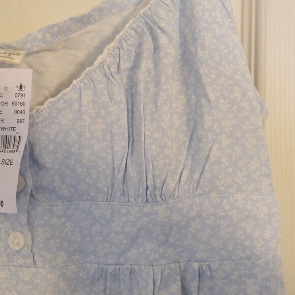 PacSun Light Blue Babydoll Tank Top - Picture 3 of 6